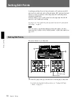 Предварительный просмотр 50 страницы Sony DSR-70 Operating Instructions Manual