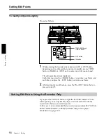 Предварительный просмотр 56 страницы Sony DSR-70 Operating Instructions Manual