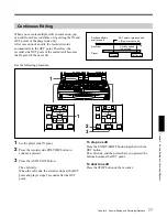 Предварительный просмотр 77 страницы Sony DSR-70 Operating Instructions Manual