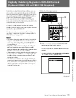 Предварительный просмотр 85 страницы Sony DSR-70 Operating Instructions Manual