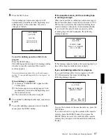 Предварительный просмотр 87 страницы Sony DSR-70 Operating Instructions Manual