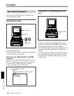 Preview for 104 page of Sony DSR-70 Operating Instructions Manual