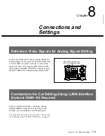 Предварительный просмотр 113 страницы Sony DSR-70 Operating Instructions Manual