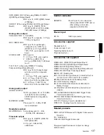 Предварительный просмотр 137 страницы Sony DSR-70 Operating Instructions Manual