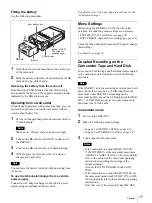 Preview for 17 page of Sony DSR-DU1 Operating Instructions Manual