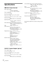 Preview for 26 page of Sony DSR-DU1 Operating Instructions Manual