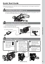 Preview for 5 page of Sony DSR PD170 - Camcorder - 380 KP Operating Instructions Manual