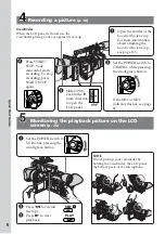 Preview for 6 page of Sony DSR PD170 - Camcorder - 380 KP Operating Instructions Manual