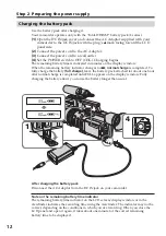 Preview for 12 page of Sony DSR PD170 - Camcorder - 380 KP Operating Instructions Manual