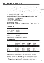 Preview for 13 page of Sony DSR PD170 - Camcorder - 380 KP Operating Instructions Manual