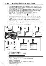 Preview for 16 page of Sony DSR PD170 - Camcorder - 380 KP Operating Instructions Manual