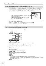 Preview for 24 page of Sony DSR PD170 - Camcorder - 380 KP Operating Instructions Manual