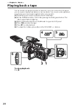 Preview for 28 page of Sony DSR PD170 - Camcorder - 380 KP Operating Instructions Manual