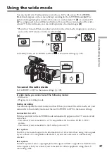 Preview for 37 page of Sony DSR PD170 - Camcorder - 380 KP Operating Instructions Manual