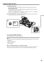 Preview for 39 page of Sony DSR PD170 - Camcorder - 380 KP Operating Instructions Manual