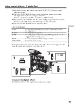 Preview for 41 page of Sony DSR PD170 - Camcorder - 380 KP Operating Instructions Manual