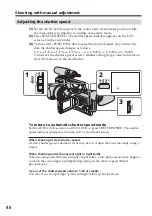 Preview for 46 page of Sony DSR PD170 - Camcorder - 380 KP Operating Instructions Manual