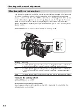 Preview for 48 page of Sony DSR PD170 - Camcorder - 380 KP Operating Instructions Manual