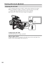 Preview for 50 page of Sony DSR PD170 - Camcorder - 380 KP Operating Instructions Manual