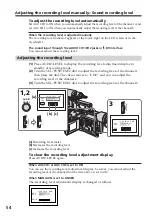 Preview for 54 page of Sony DSR PD170 - Camcorder - 380 KP Operating Instructions Manual