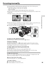 Preview for 59 page of Sony DSR PD170 - Camcorder - 380 KP Operating Instructions Manual