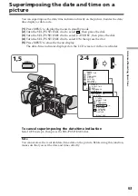 Preview for 63 page of Sony DSR PD170 - Camcorder - 380 KP Operating Instructions Manual