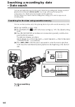 Preview for 68 page of Sony DSR PD170 - Camcorder - 380 KP Operating Instructions Manual