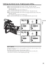 Preview for 77 page of Sony DSR PD170 - Camcorder - 380 KP Operating Instructions Manual