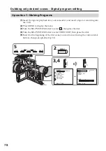 Preview for 78 page of Sony DSR PD170 - Camcorder - 380 KP Operating Instructions Manual