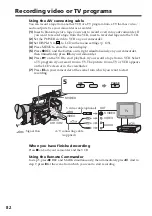 Preview for 82 page of Sony DSR PD170 - Camcorder - 380 KP Operating Instructions Manual