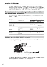 Preview for 86 page of Sony DSR PD170 - Camcorder - 380 KP Operating Instructions Manual