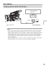 Preview for 87 page of Sony DSR PD170 - Camcorder - 380 KP Operating Instructions Manual