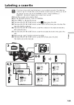 Preview for 101 page of Sony DSR PD170 - Camcorder - 380 KP Operating Instructions Manual