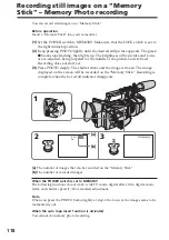 Preview for 118 page of Sony DSR PD170 - Camcorder - 380 KP Operating Instructions Manual