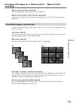 Preview for 119 page of Sony DSR PD170 - Camcorder - 380 KP Operating Instructions Manual