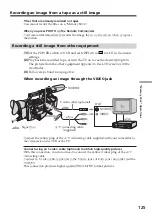 Preview for 125 page of Sony DSR PD170 - Camcorder - 380 KP Operating Instructions Manual