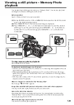 Preview for 129 page of Sony DSR PD170 - Camcorder - 380 KP Operating Instructions Manual