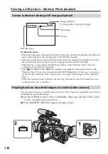 Preview for 130 page of Sony DSR PD170 - Camcorder - 380 KP Operating Instructions Manual