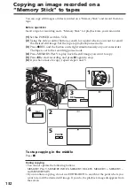 Preview for 132 page of Sony DSR PD170 - Camcorder - 380 KP Operating Instructions Manual