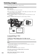 Preview for 136 page of Sony DSR PD170 - Camcorder - 380 KP Operating Instructions Manual