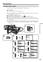 Preview for 137 page of Sony DSR PD170 - Camcorder - 380 KP Operating Instructions Manual