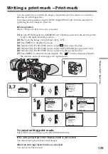 Preview for 139 page of Sony DSR PD170 - Camcorder - 380 KP Operating Instructions Manual