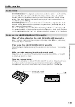 Preview for 143 page of Sony DSR PD170 - Camcorder - 380 KP Operating Instructions Manual