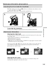 Preview for 157 page of Sony DSR PD170 - Camcorder - 380 KP Operating Instructions Manual