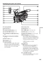 Preview for 167 page of Sony DSR PD170 - Camcorder - 380 KP Operating Instructions Manual