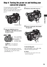 Preview for 13 page of Sony DSR-PD175P/PD177P Operating Manual