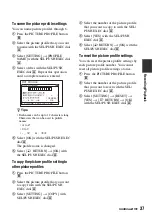 Предварительный просмотр 37 страницы Sony DSR-PD175P/PD177P Operating Manual