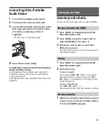 Preview for 7 page of Sony DSX-A110U Operating Instructions Manual