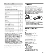 Preview for 99 page of Sony DSX-A200UI Operating Instructions Manual