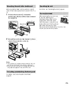 Предварительный просмотр 23 страницы Sony DSX-A210UI Operating Instructions Manual